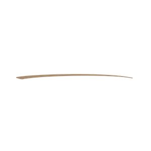 A slightly arched brown line representing the element of earth.